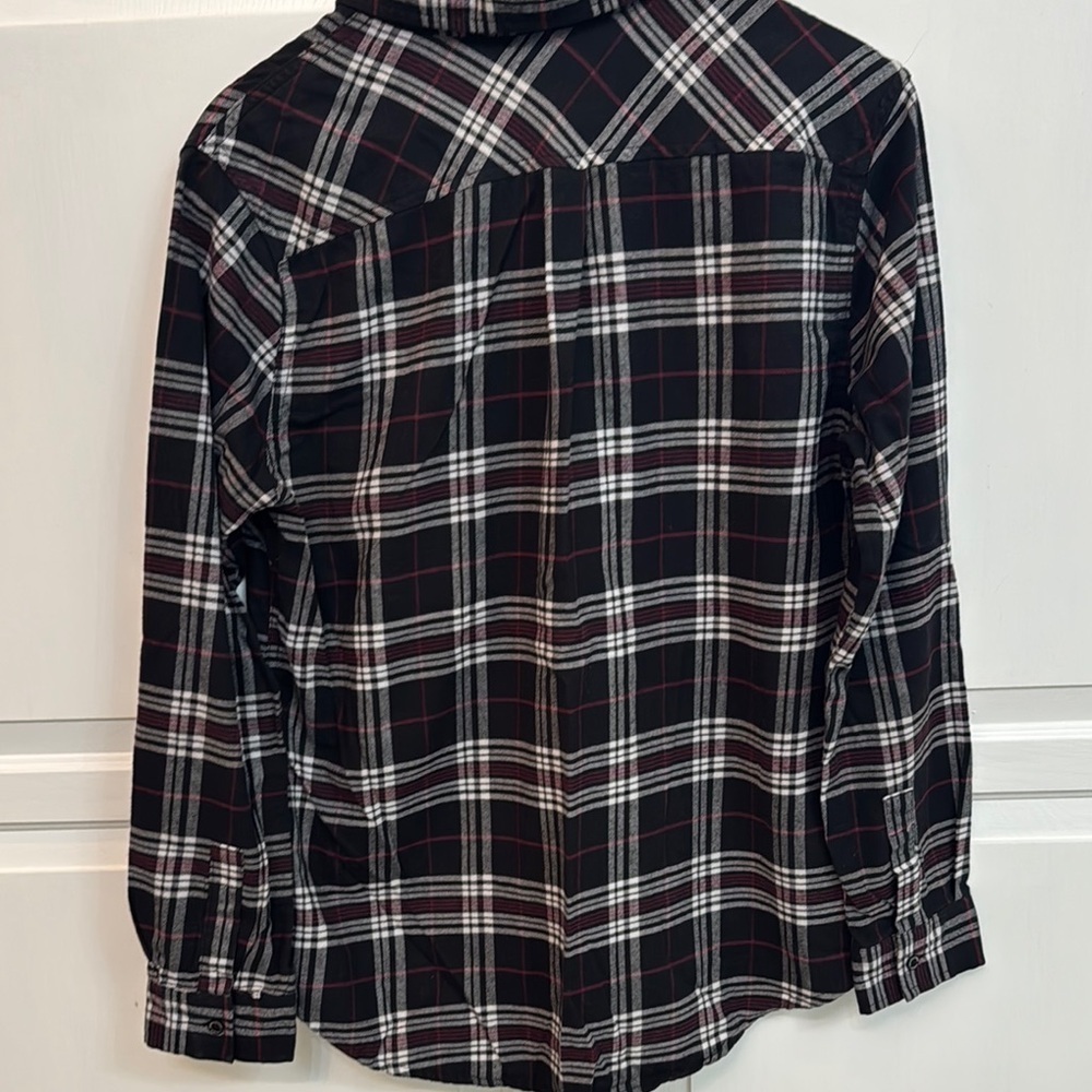 Original Weatherproof Vintage Button Down Plaid Flannel Shirt Size L. Cabincore - Picture 7 of 8